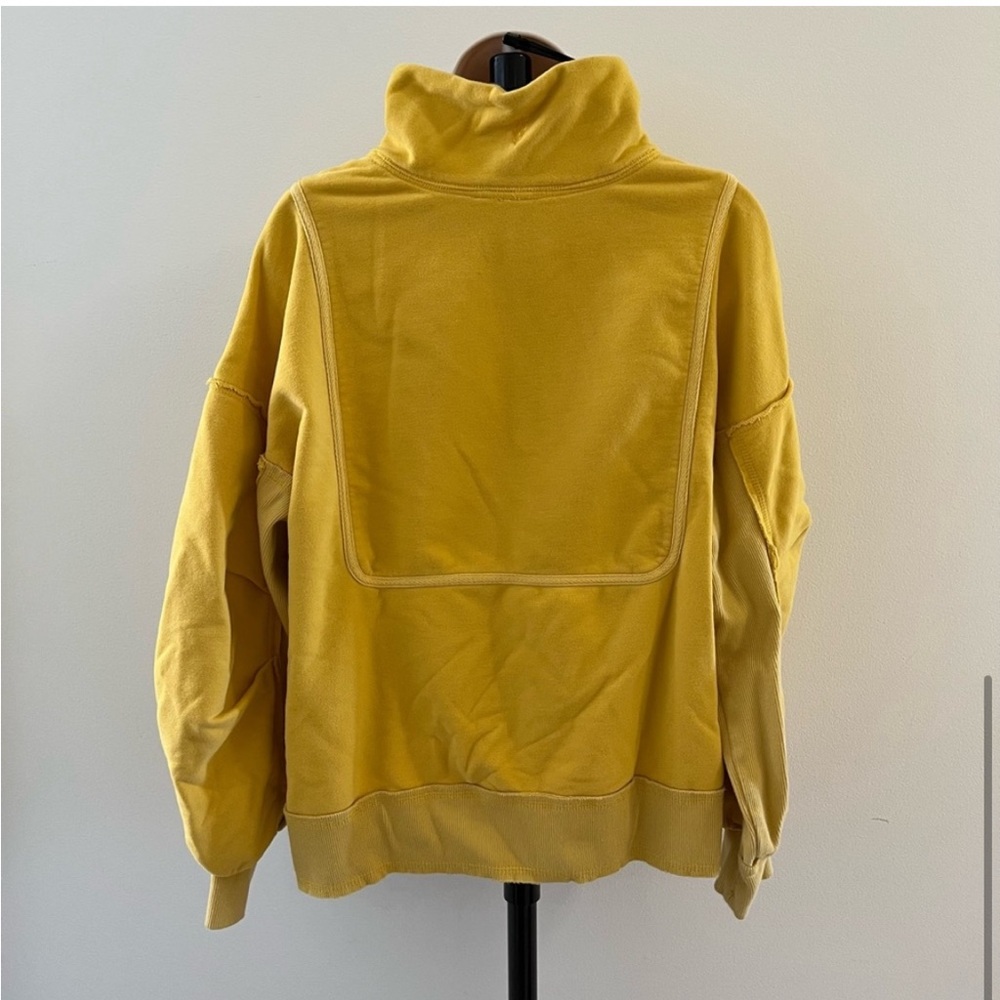 Free People Movement In the Clouds half zip Pullover Sweater sweatshirt Top - Picture 10 of 13